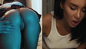 bad girl katrin tequila gets spanked and gets horny before sex