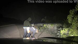 Man, pounding her pussy rough on the roadside… insane!! 😱