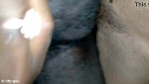 i tried to blow the big black cock, but ended up getting fucked bareback