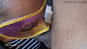 Married woman's mouth struggles with huge cock in oral fun 😏