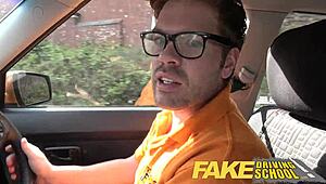 yo, fake driving school babe with big natural young tits gets pov banged