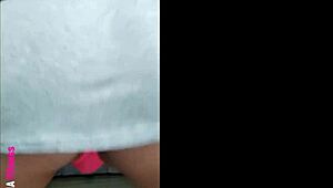 hot brazilian babe twerking in short dress showing tight panties