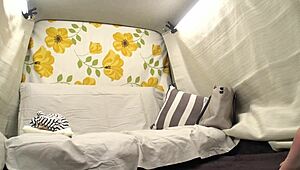 amateur japanese babe gets oral orgasm on cute pussy 😍