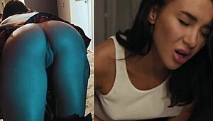 bad girl katrin tequila gets spanked and gets horny before sex