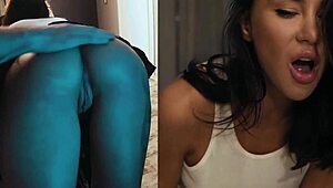 bad girl katrin tequila gets spanked and gets horny before sex