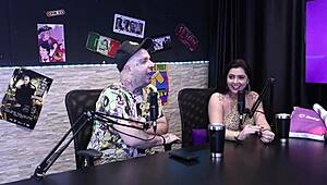 His Fetish is Watching Wife with Another Man, Gustavo Asbach in Sheer Red.