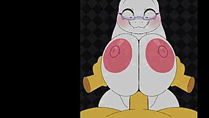 Teacher Toriel From Deltarune Faces A Challenging Game Scenario With Big Tits And Monster Cock Elements