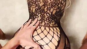 ffcked my stepsister in the bedroom while parents are at work, doggystyle with big cock.