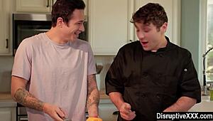 closeted guy fucks his cooking instructor