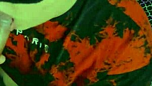 Caught Watching BBW Blowjob with Cum Load