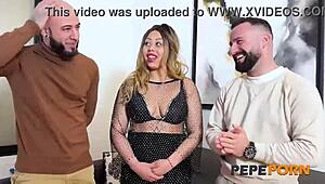 Two Studs Wrecked by Chanel's Big Ass in Anal