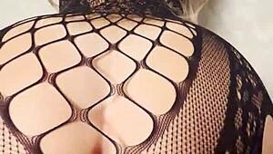 ffcked my stepsister in the bedroom while parents are at work, doggystyle with big cock.