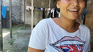 My neighbor leaves the patio door open and i see her entire ass and then fill it with semen