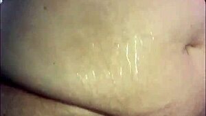 pawg shower solo with big ass masturbation, wet tits and hairy boobs in pov