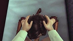 Трахнул Йеннифер в 3D игре Ведьмак