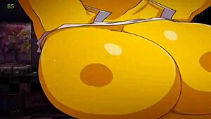 chica shows off her big tits and boobs 😍