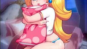 hey, in this hentai parody, princess pink pounds peach's ass on their first date, rough and all.