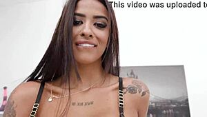 Stunning Latina Kelly Oliveira's Intense Anal and DP!