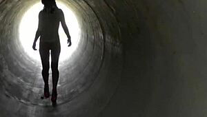 hot provocative redhead milf in an outdoor casting interview - she's so flirty!