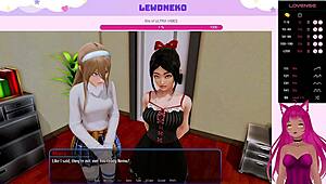 hey, vtuber lewdneko here playing harem hotel part 30 with wild toys!