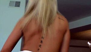 Legal Age Teen Nympho Gets Hot Cumshots in Pov Blowjob