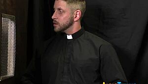 Gay Priest in Uniform Teaches Teen Twink Taboo Lessons