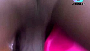 Intense Close-Up Sex with Hairy Creamy Teenie Pussy Begging for More