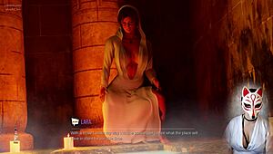 Croft Adventures Ep 7 - Lara offers her tight asshole for wild group banging