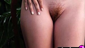 Hairy Pussy Redhead Model Celeste Rasmussen Poses Naked Showing Off Beautiful Curvy Body