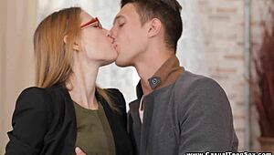 argentinian teens learn english while enjoying casual hardcore shaved pussy sex with amateurs