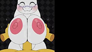 Teacher Toriel From Deltarune Faces A Challenging Game Scenario With Big Tits And Monster Cock Elements