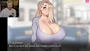 when your mom introduces you to the milf next door for a sucking job