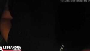 brincadeira no carro with alessandra marques, big ass and tits