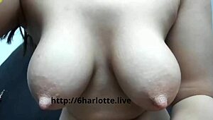 big ass blonde flaunts wet camel toe on webcam. charlotte live rocks!
