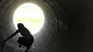 hot provocative redhead milf in an outdoor casting interview - she's so flirty!