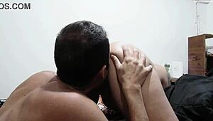 69 session with young big ass in red lingerie