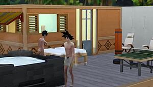 Goku fucks Gohan's wife?