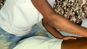 Amateurs in Rio swing house massage couple with monster cocks