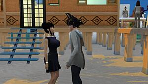 Goku fucks Gohan's wife?