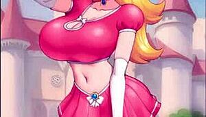 hey, in this hentai parody, princess pink pounds peach's ass on their first date, rough and all.