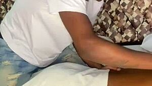 Amateurs in Rio swing house massage couple with monster cocks