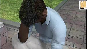 How do I earn Kimmy’s trust in this wild scene?