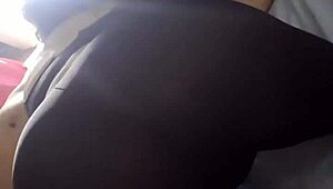 Latina Teen Feels Horny Taboo Desire In Leggings