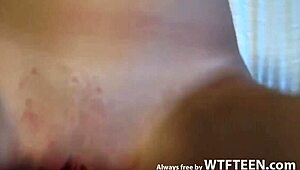 Real Couple Making Intense Love at Home with Passionate Kisses