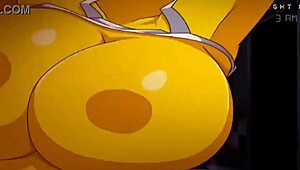 chica shows off her big tits and boobs 😍