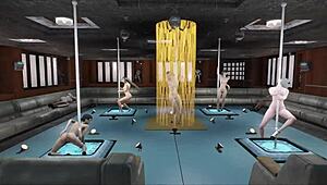 Fallout 4 MULTI POLE DANCE