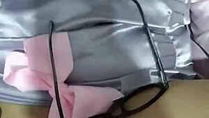 Check out this shiny silver satin skirt from skirtshouse, perfect for any occasion! 😍