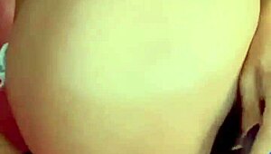 sensual thick woman explores body