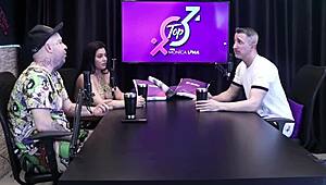 His Fetish is Watching Wife with Another Man, Gustavo Asbach in Sheer Red.