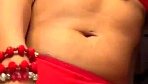 sensual thick woman explores body